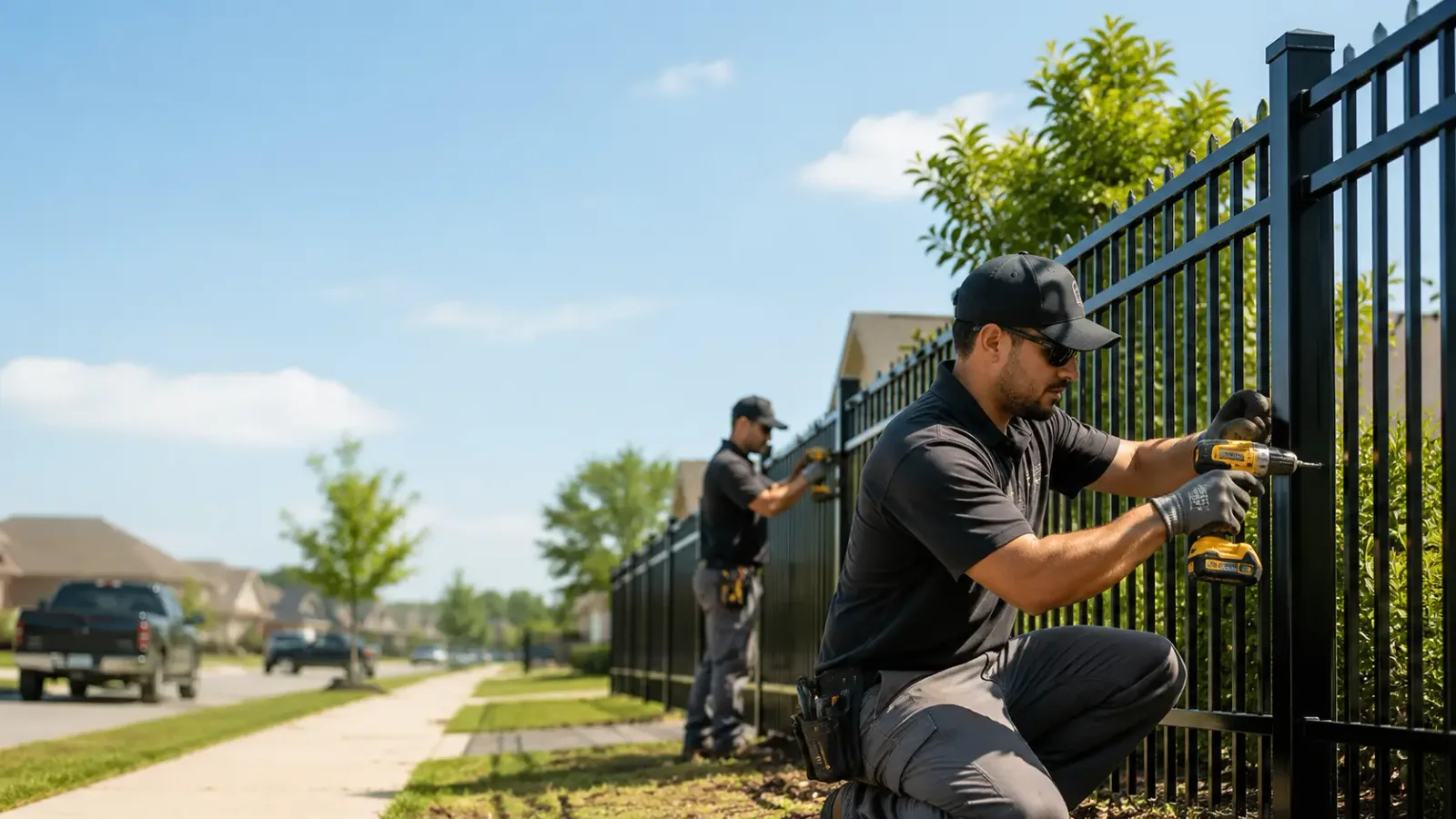 Metal Fence Installation in Newton, GA